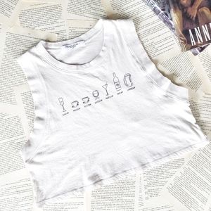 NWOT PROJECT SOCIAL T Days of the Week Drink Crop